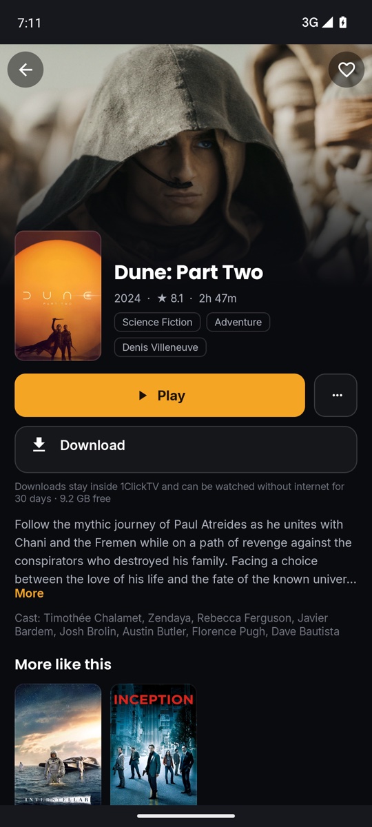 Movie details