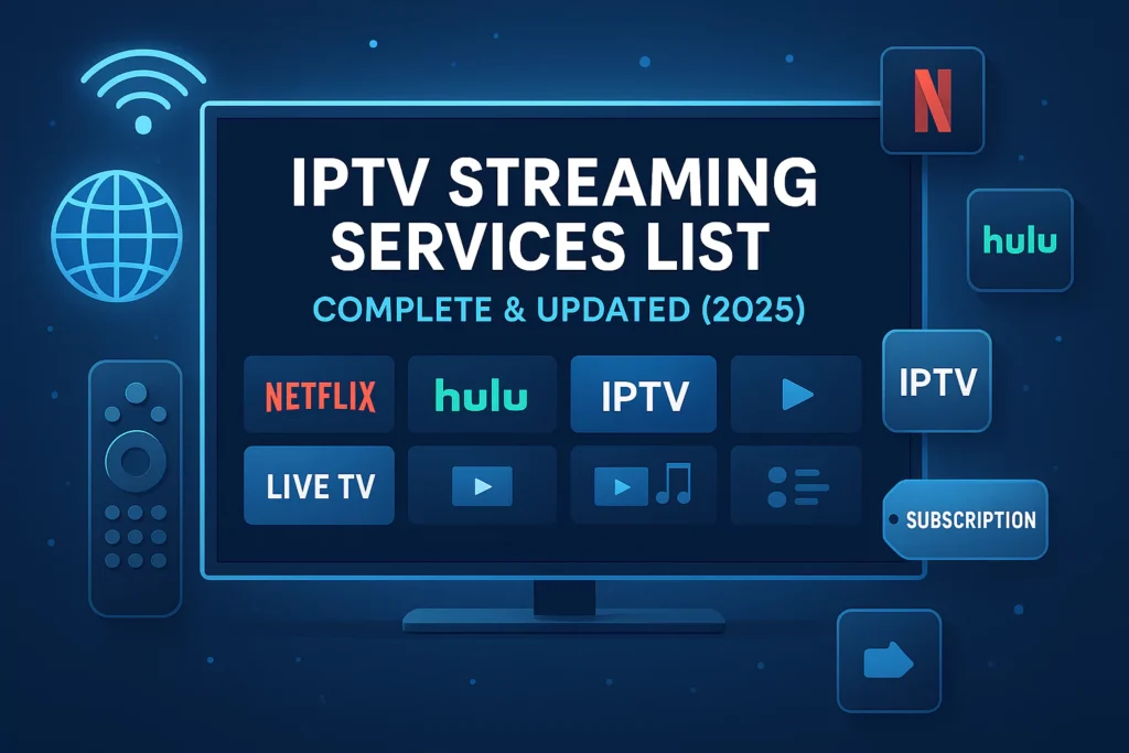 IPTV Streaming Services List